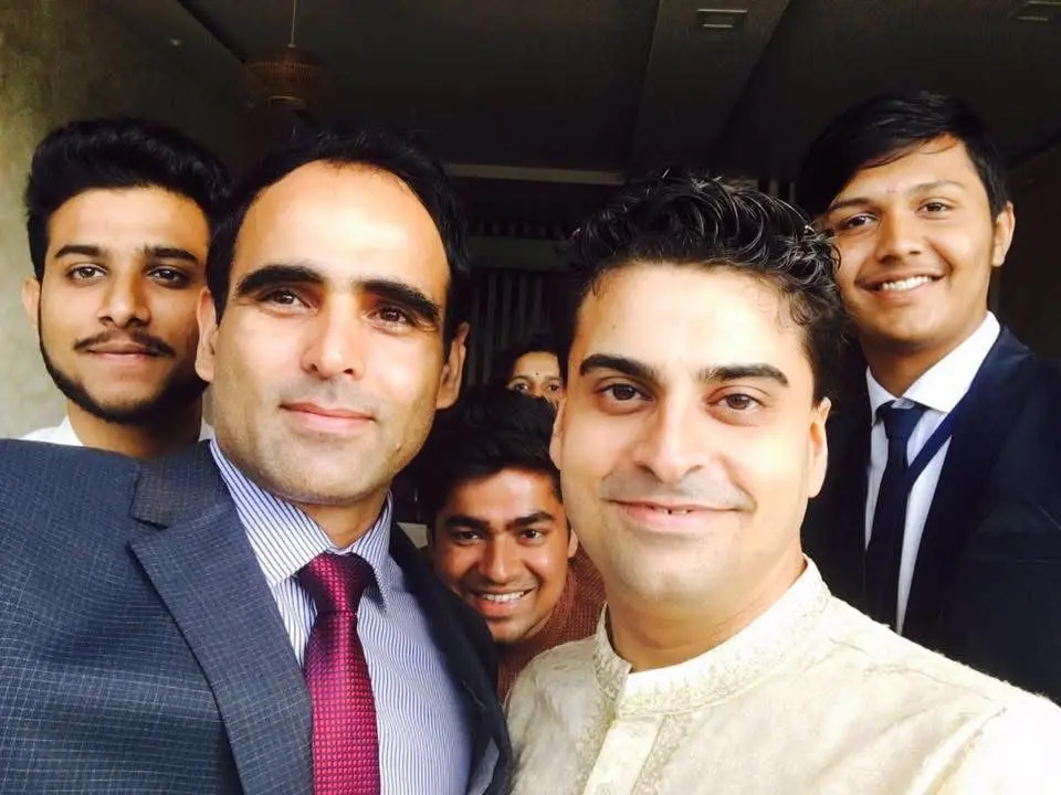 Gaurav Duggal with colleagues