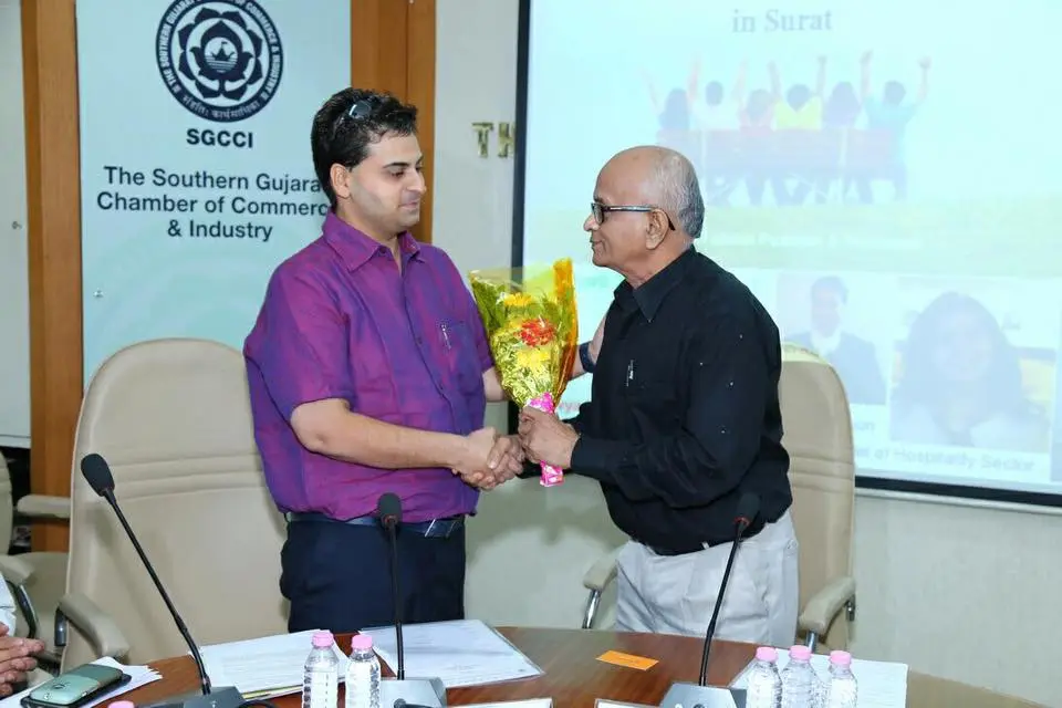 Felicitation at Chamber of Commerce