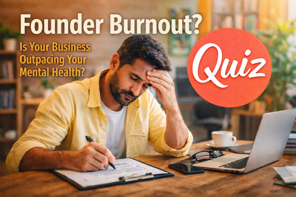 Always Stressed as a Founder? It Might Be Burnout (Take the 2-Minute Quiz)