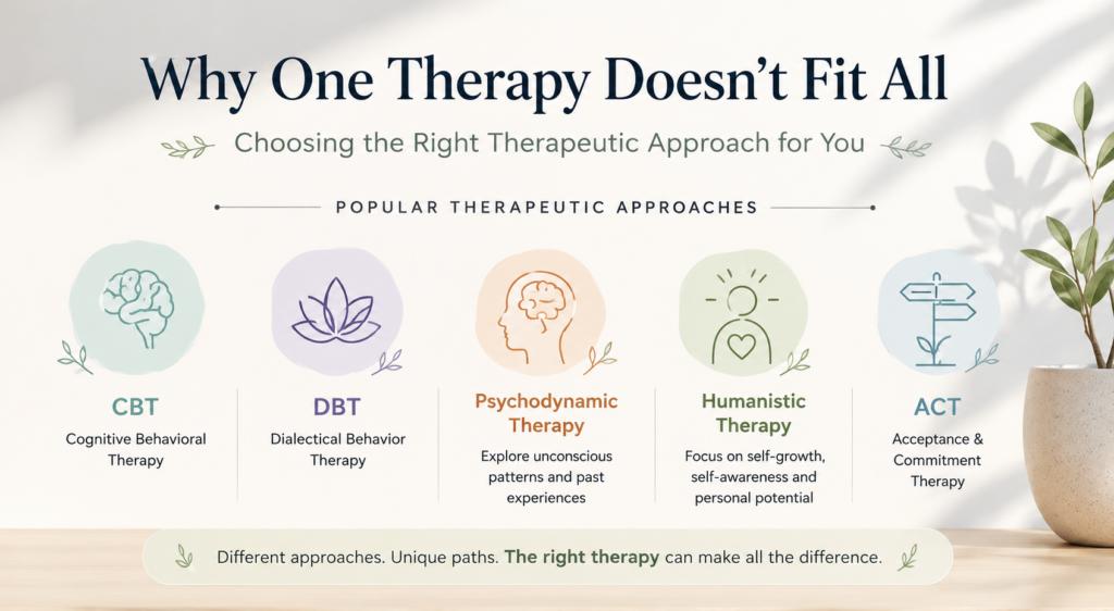 Why One Therapy Doesn’t Fit All: Choosing the Right Therapeutic Approach