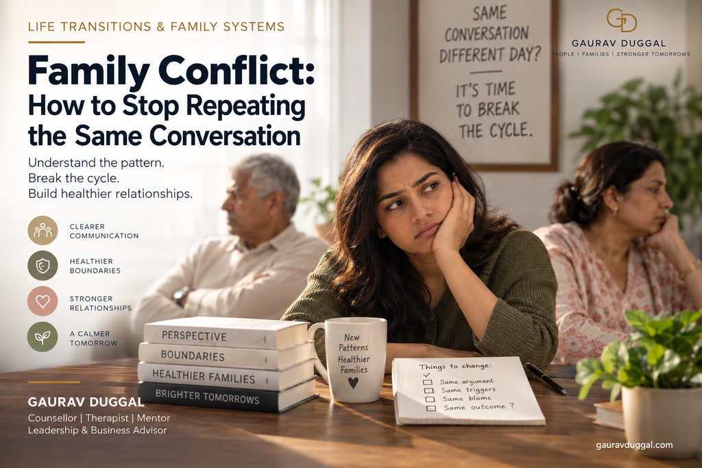 Family Conflict: How to Stop Repeating the Same Conversation