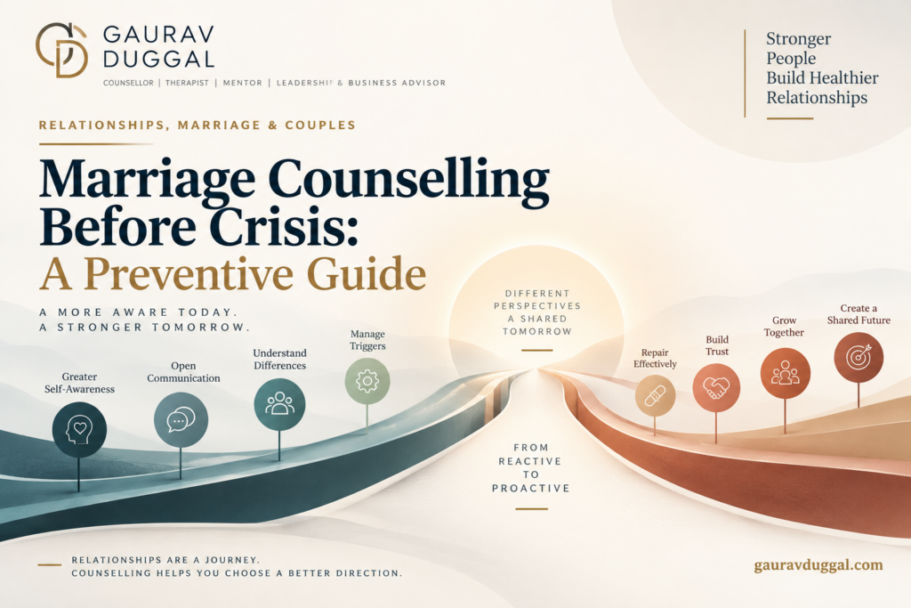 Marriage Counselling Before Crisis: A Preventive Guide